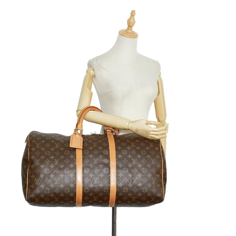 Louis Vuitton Monogram Keepall 55 (SHG-DcjLKU) - Image 4