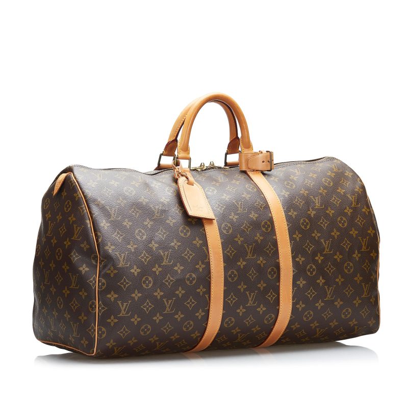 Louis Vuitton Monogram Keepall 55 (SHG-DcjLKU)