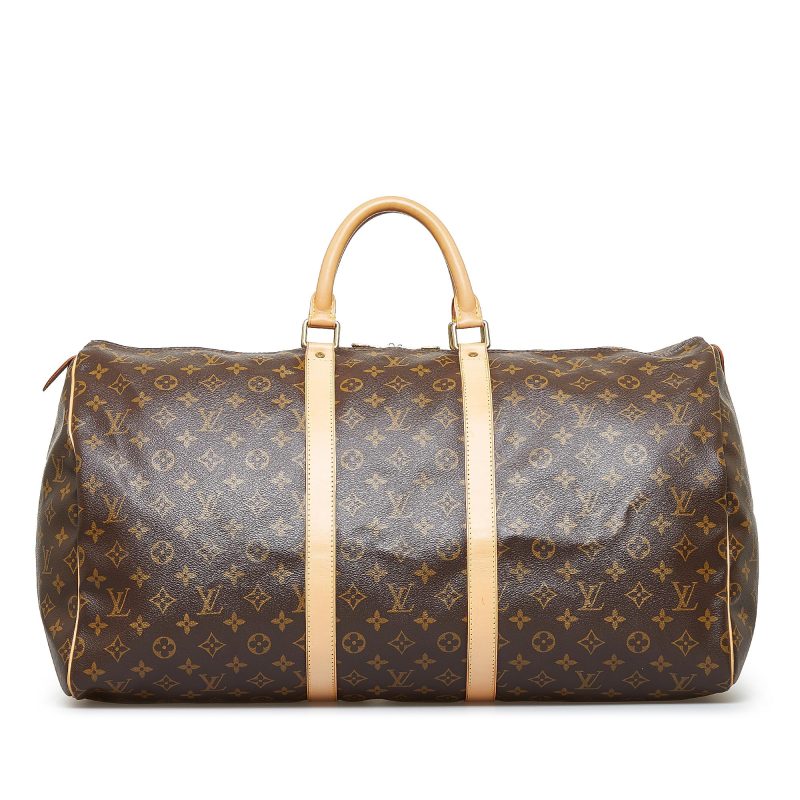 Louis Vuitton Monogram Keepall 55 (SHG-iZGhVz) - Image 9