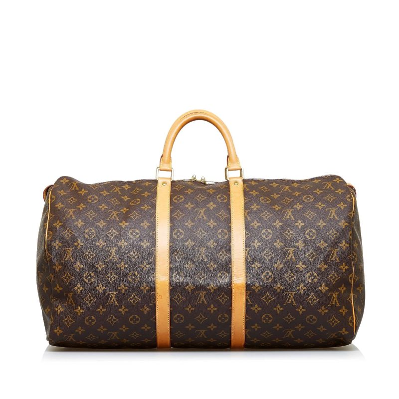 Louis Vuitton Monogram Keepall 55 (SHG-1jq9Mi) - Image 2