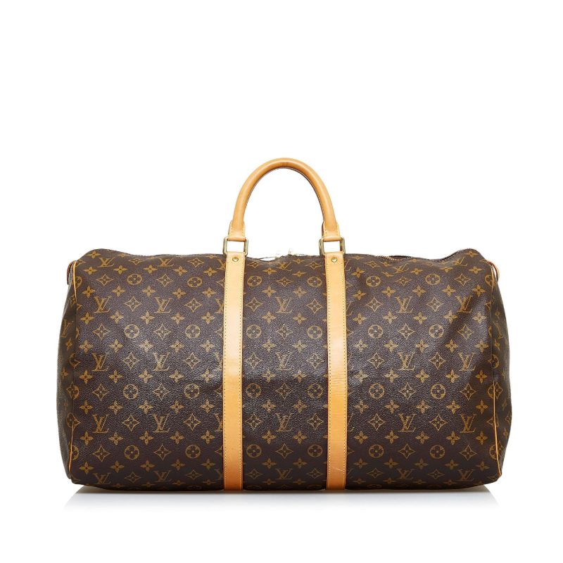 Louis Vuitton Monogram Keepall 55 (SHG-1jq9Mi) - Image 12
