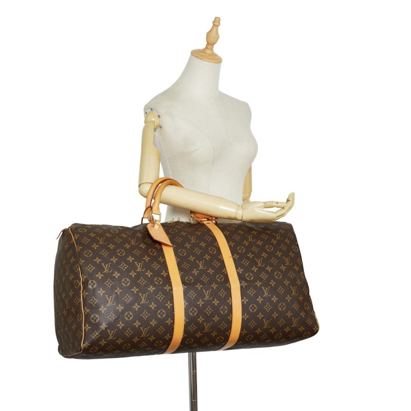 Louis Vuitton Monogram Keepall 55 (SHG-ZWYLwj) - Image 4