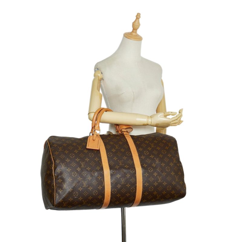 Louis Vuitton Monogram Keepall 55 (SHG-vztW5C) - Image 4