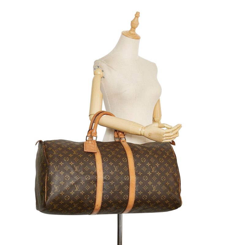 Louis Vuitton Monogram Keepall 60 (SHG-35580) - Image 4