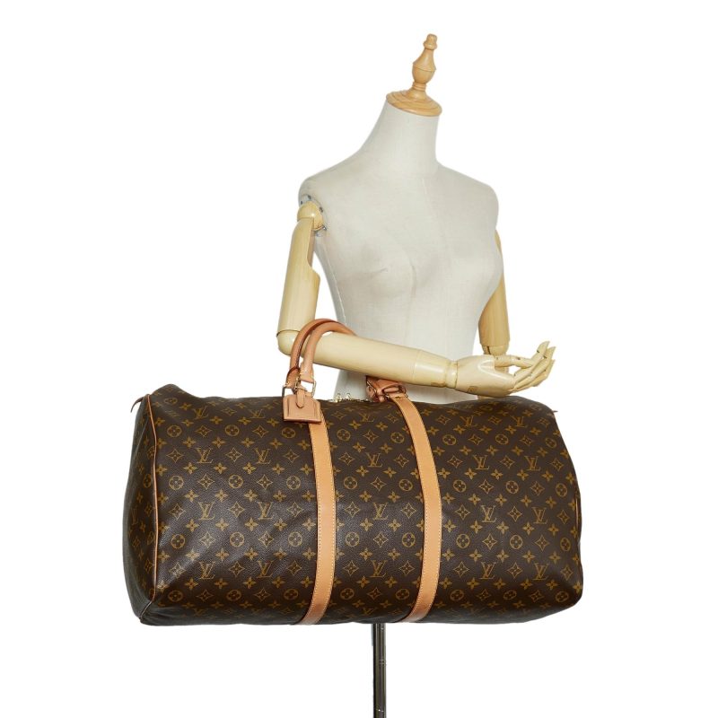 Louis Vuitton Monogram Keepall 60 (SHG-kcxWKj) - Image 4