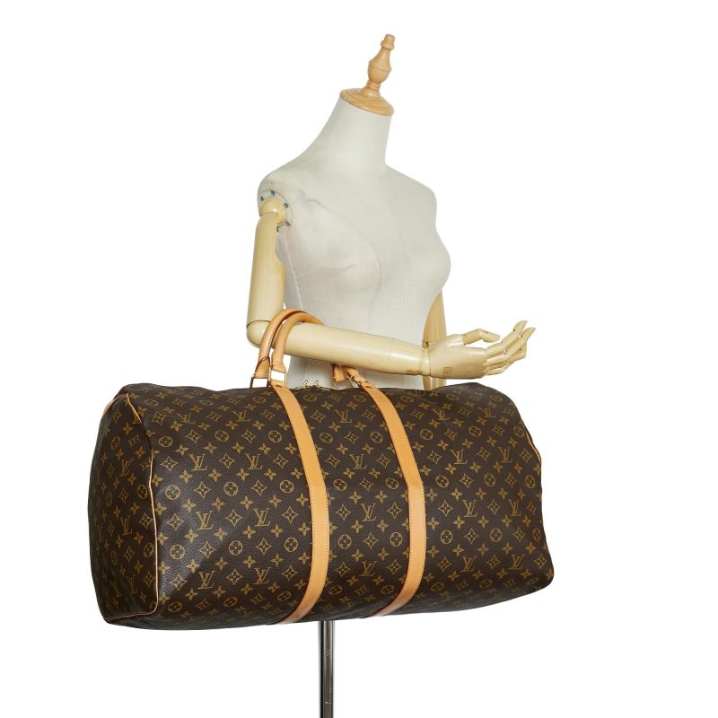 Louis Vuitton Monogram Keepall 60 (SHG-hEGAwz) - Image 4