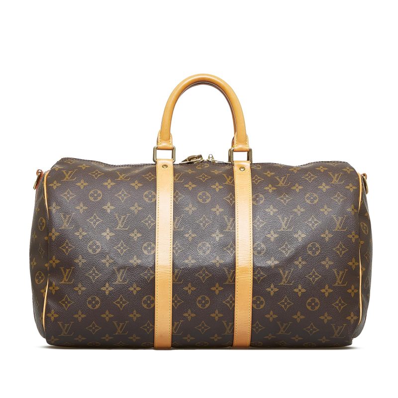 Louis Vuitton Monogram Keepall Bandouliere 45 (SHG-g85fus) - Image 16