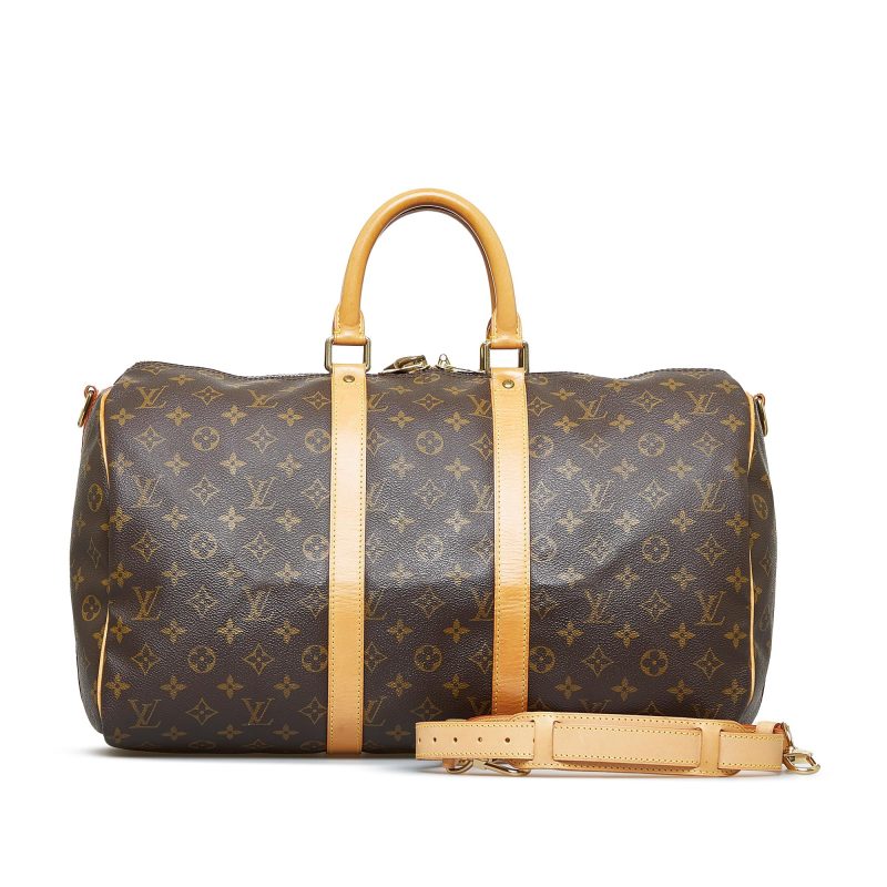 Louis Vuitton Monogram Keepall Bandouliere 45 (SHG-g85fus) - Image 4
