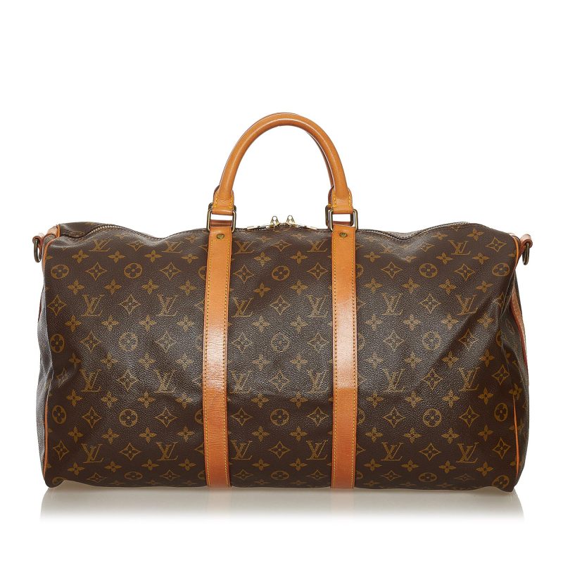Louis Vuitton Monogram Keepall Bandouliere 50 (SHG-34411) - Image 11