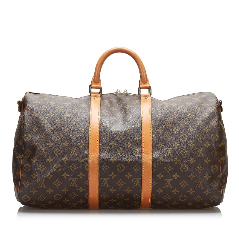 Louis Vuitton Monogram Keepall Bandouliere 50 (SHG-yYFFpS) - Image 2