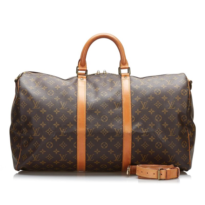 Louis Vuitton Monogram Keepall Bandouliere 50 (SHG-yYFFpS) - Image 4