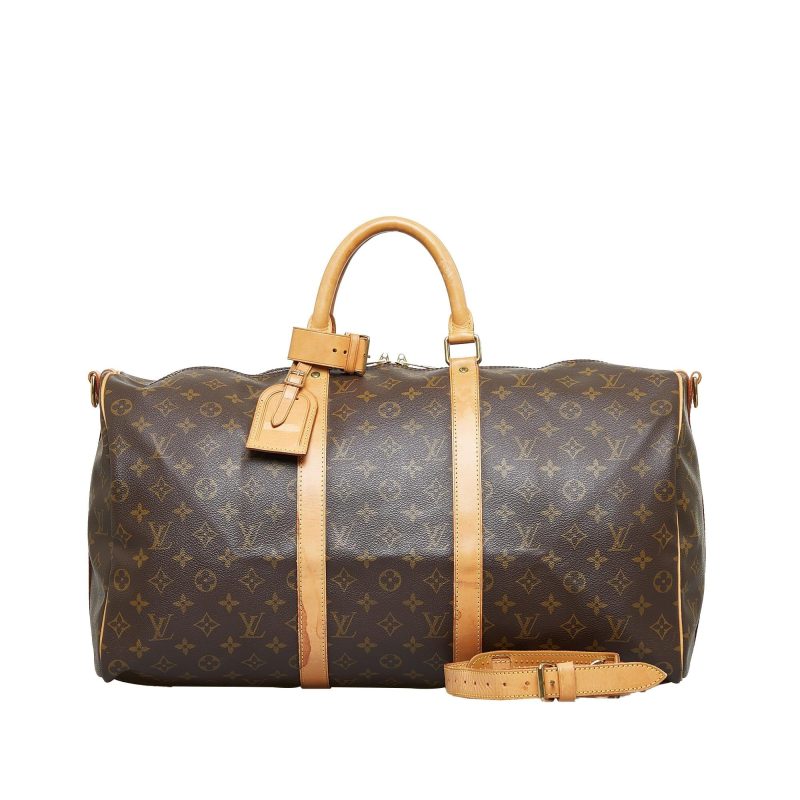 Louis Vuitton Monogram Keepall Bandouliere 50 (SHG-n4LIxa) - Image 4