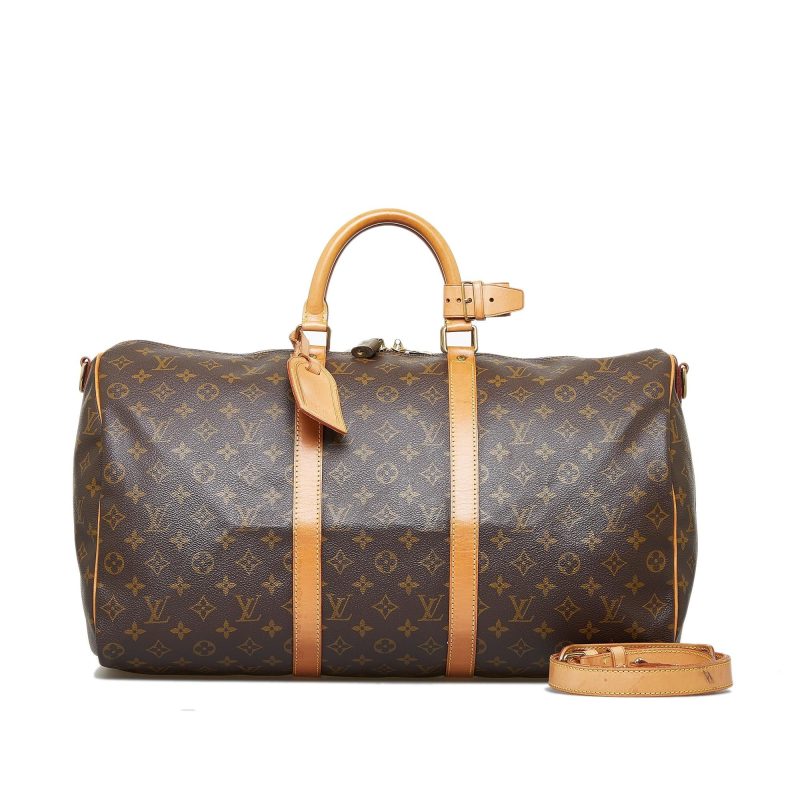 Louis Vuitton Monogram Keepall Bandouliere 50 (SHG-MfhtUh) - Image 4