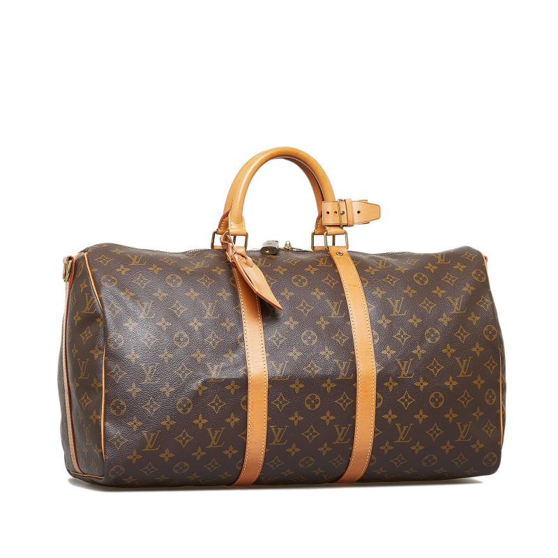 Louis Vuitton Monogram Keepall Bandouliere 50 (SHG-MfhtUh)