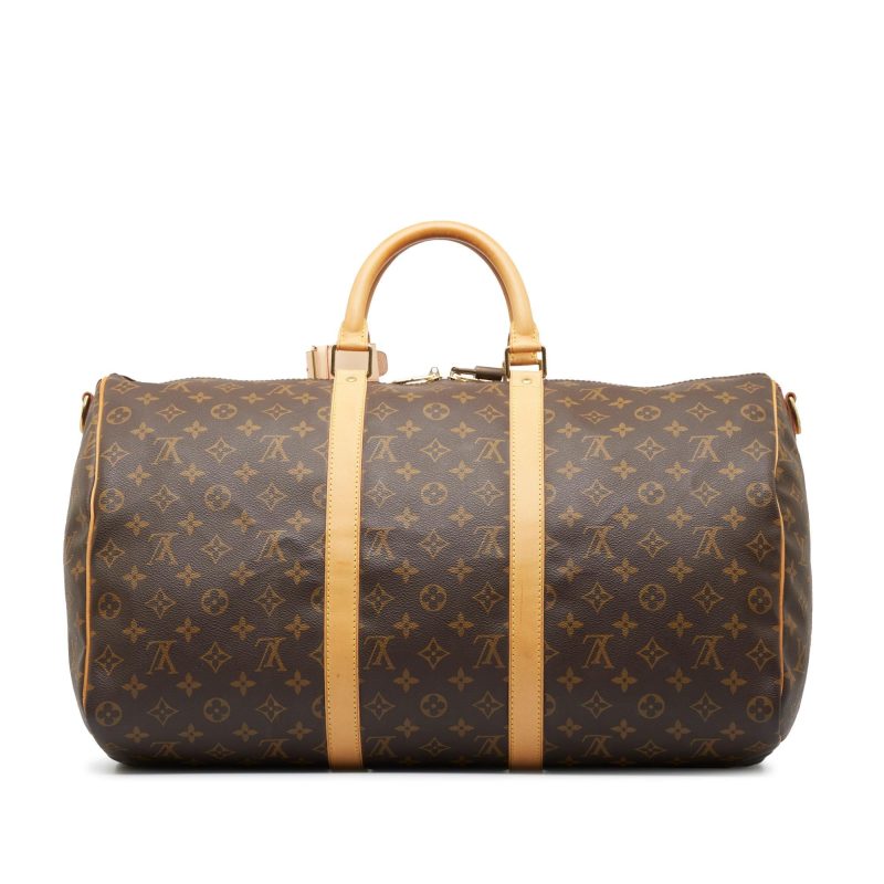 Louis Vuitton Monogram Keepall Bandouliere 50 (SHG-cg46wb) - Image 2