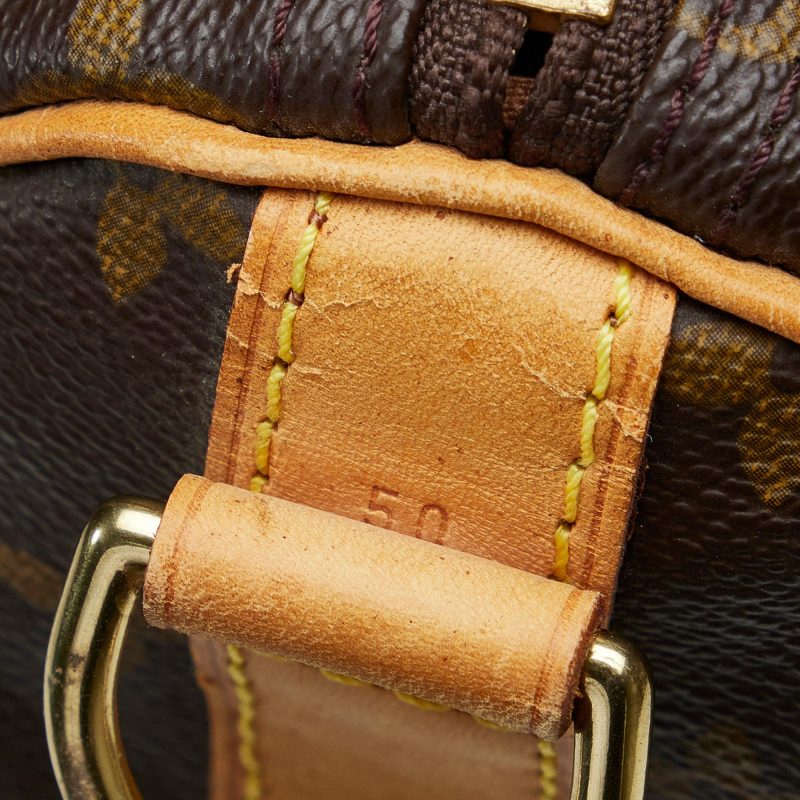 Louis Vuitton Monogram Keepall Bandouliere 50 (SHG-cg46wb) - Image 7