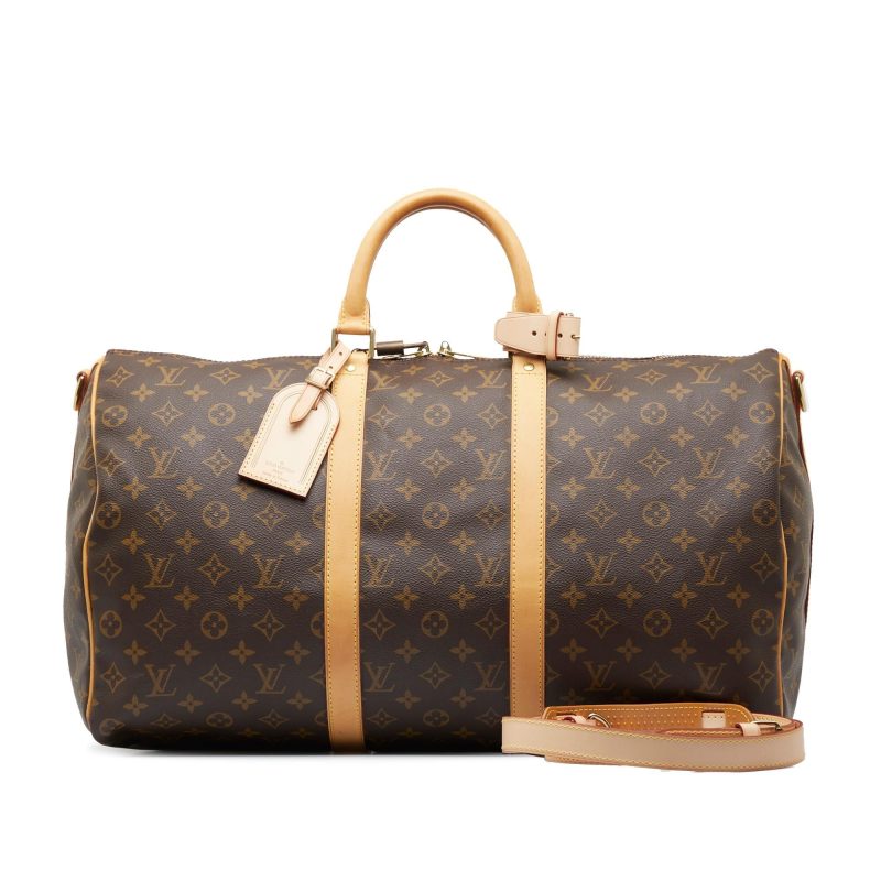 Louis Vuitton Monogram Keepall Bandouliere 50 (SHG-cg46wb) - Image 4