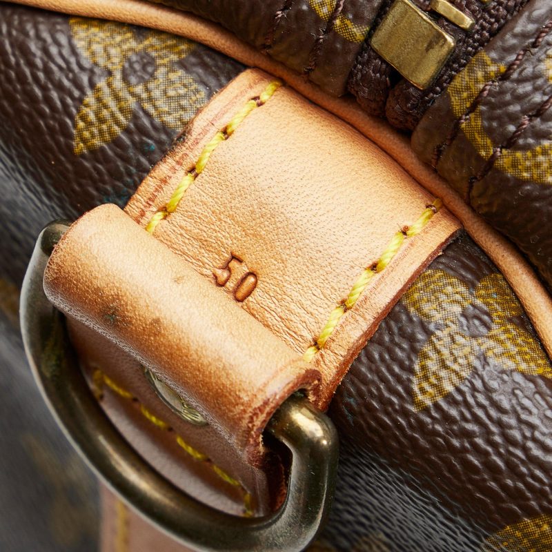 Louis Vuitton Monogram Keepall Bandouliere 50 (SHG-MpU2Pu) - Image 10