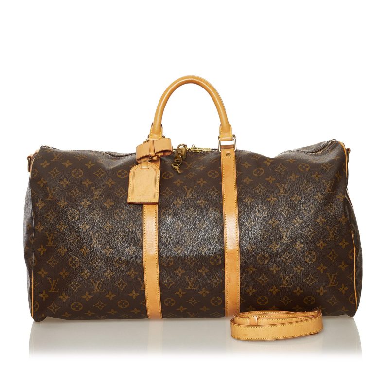 Louis Vuitton Monogram Keepall Bandouliere 55 (SHG-35829) - Image 4