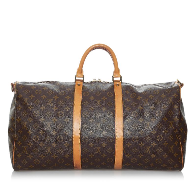 Louis Vuitton Monogram Keepall Bandouliere 55 (SHG-35836) - Image 2