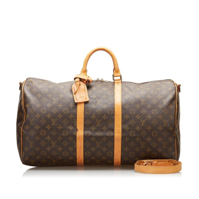 Louis Vuitton Monogram Keepall Bandouliere 55 (SHG-36269) - Image 4