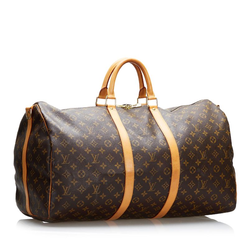 Louis Vuitton Monogram Keepall Bandouliere 55 (SHG-8E74Fu)