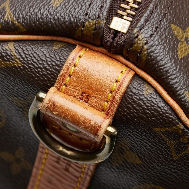 Louis Vuitton Monogram Keepall Bandouliere 55 (SHG-FGCSNI) - Image 7