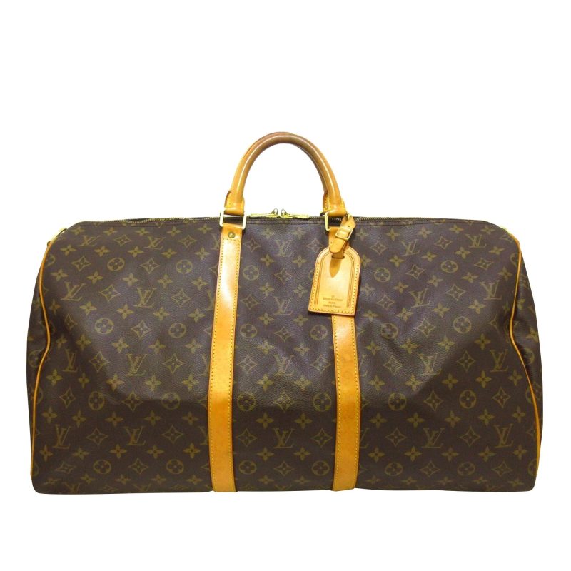 Louis Vuitton Monogram Keepall Bandouliere 55 (SHG-vcrN3F) - Image 12