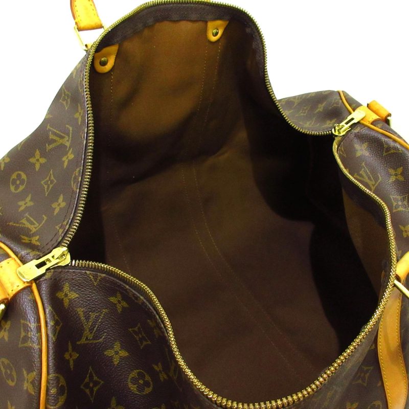 Louis Vuitton Monogram Keepall Bandouliere 55 (SHG-vcrN3F) - Image 5