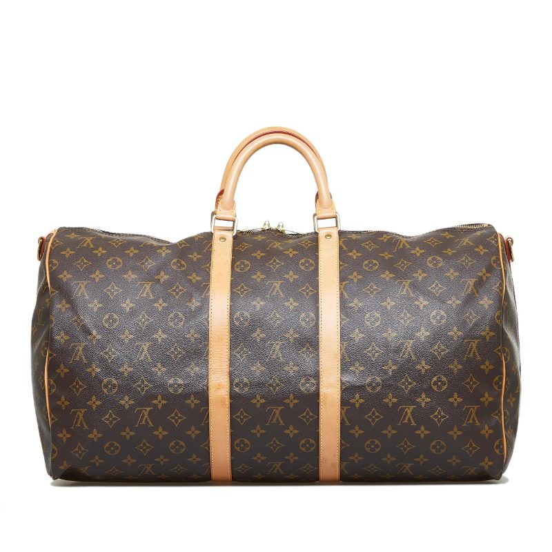 Louis Vuitton Monogram Keepall Bandouliere 55 (SHG-SAmJct) - Image 2