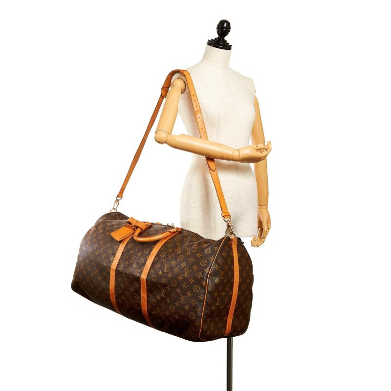 Louis Vuitton Monogram Keepall Bandouliere 60 (SHG-31176) - Image 11