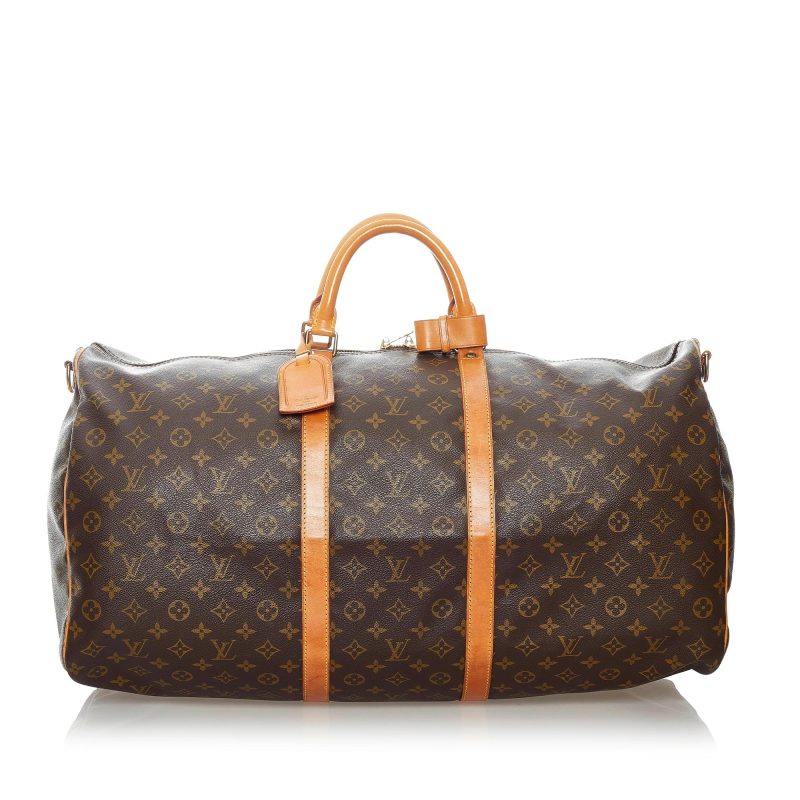 Louis Vuitton Monogram Keepall Bandouliere 60 (SHG-31176) - Image 12