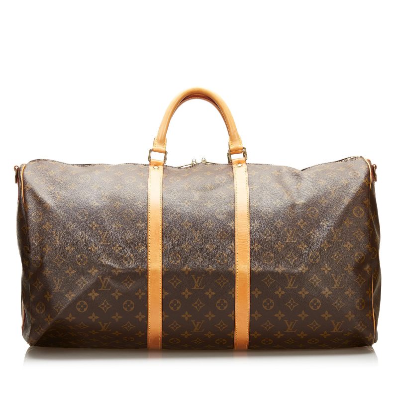 Louis Vuitton Monogram Keepall Bandouliere 60 (SHG-35992) - Image 11