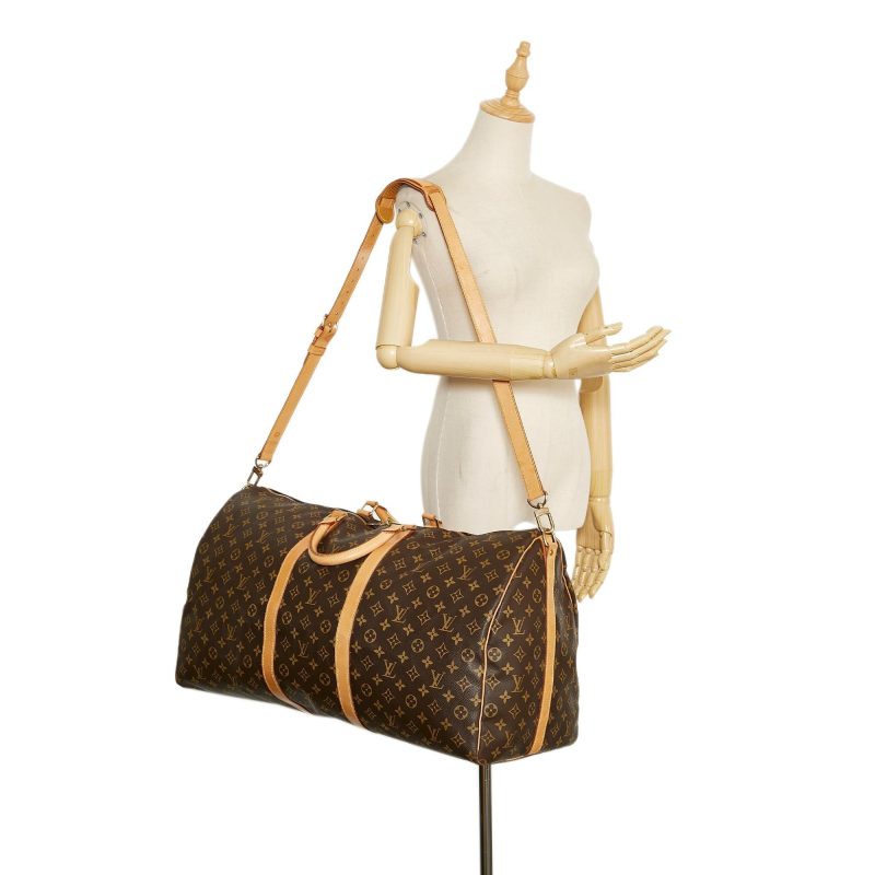 Louis Vuitton Monogram Keepall Bandouliere 60 (SHG-35997) - Image 11