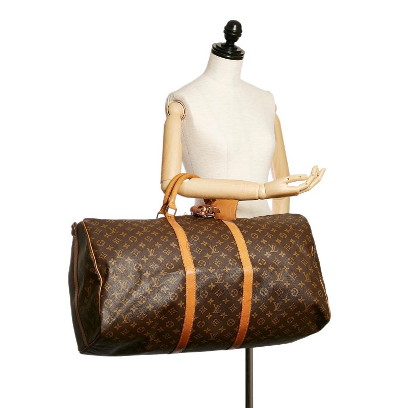 Louis Vuitton Monogram Keepall Bandouliere 60 (SHG-36340) - Image 4