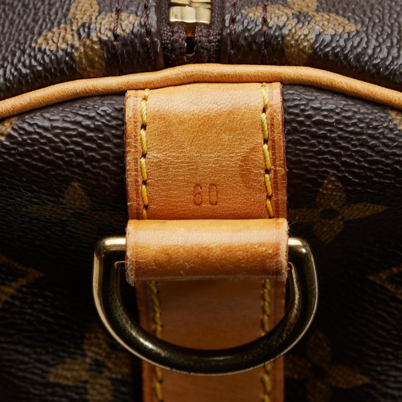 Louis Vuitton Monogram Keepall Bandouliere 60 (SHG-92Co7Q) - Image 7