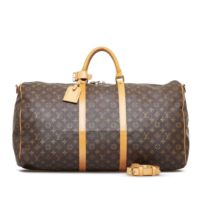 Louis Vuitton Monogram Keepall Bandouliere 60 (SHG-92Co7Q) - Image 4