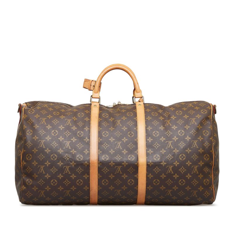 Louis Vuitton Monogram Keepall Bandouliere 60 (SHG-iaeI6c) - Image 2