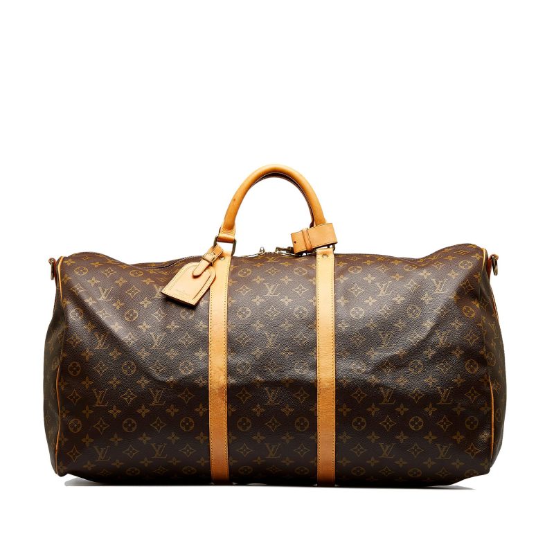 Louis Vuitton Monogram Keepall Bandouliere 60 (SHG-w8NTCI) - Image 12