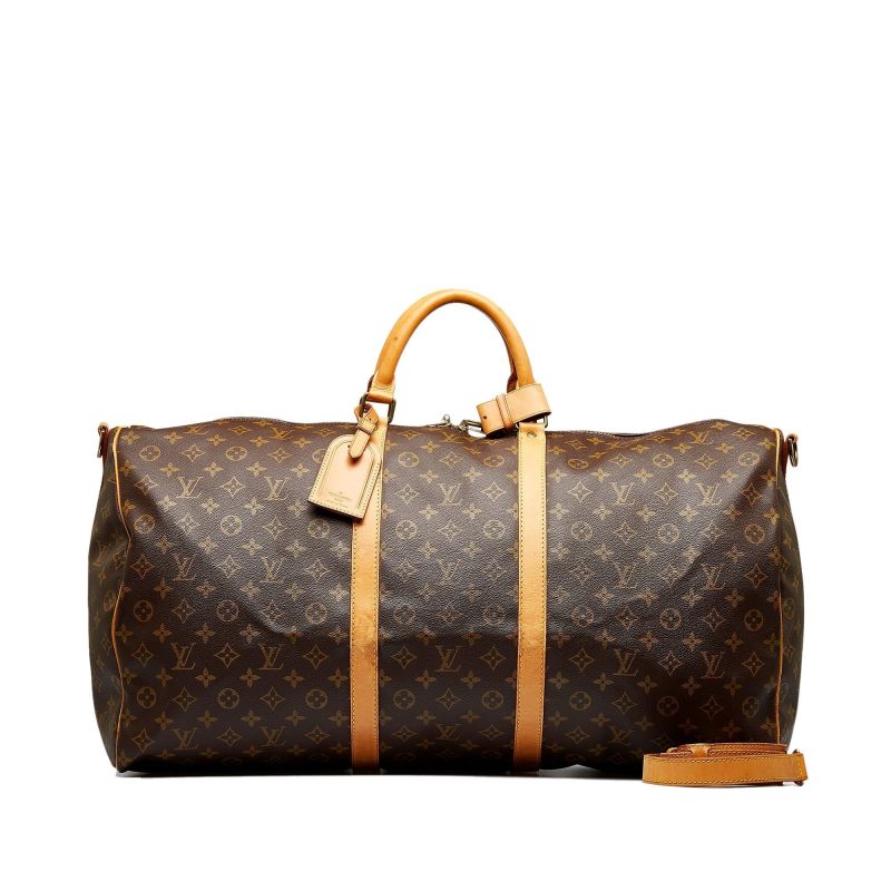 Louis Vuitton Monogram Keepall Bandouliere 60 (SHG-w8NTCI) - Image 4