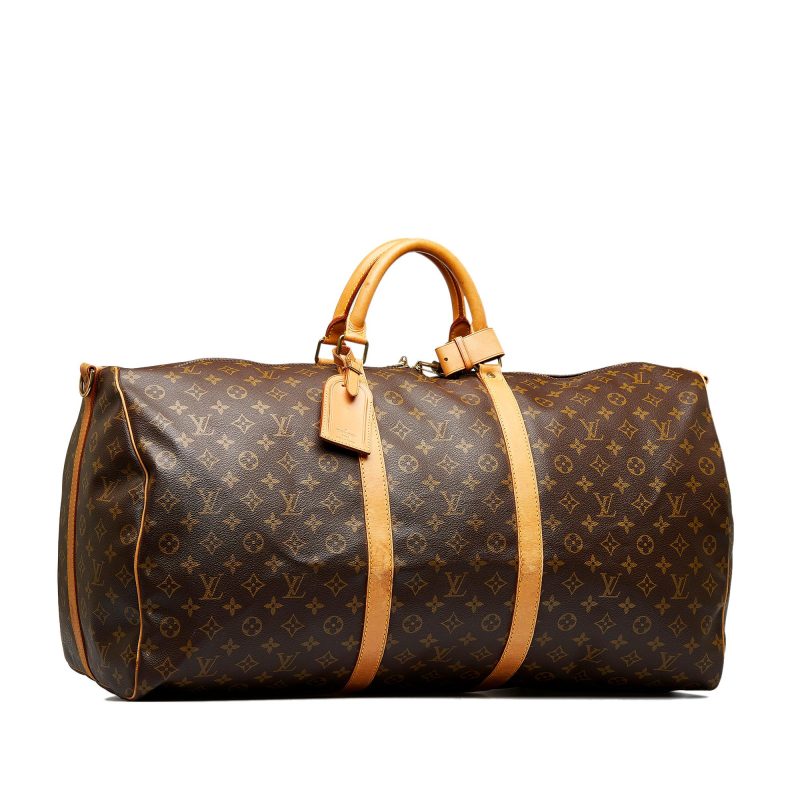 Louis Vuitton Monogram Keepall Bandouliere 60 (SHG-w8NTCI)