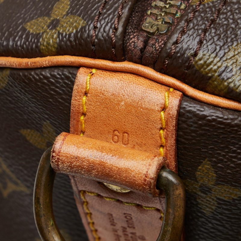 Louis Vuitton Monogram Keepall Bandouliere 60 (SHG-FwMn7a) - Image 7