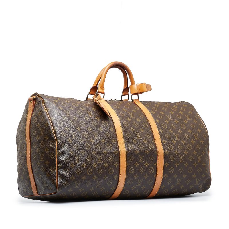 Louis Vuitton Monogram Keepall Bandouliere 60 (SHG-FwMn7a)