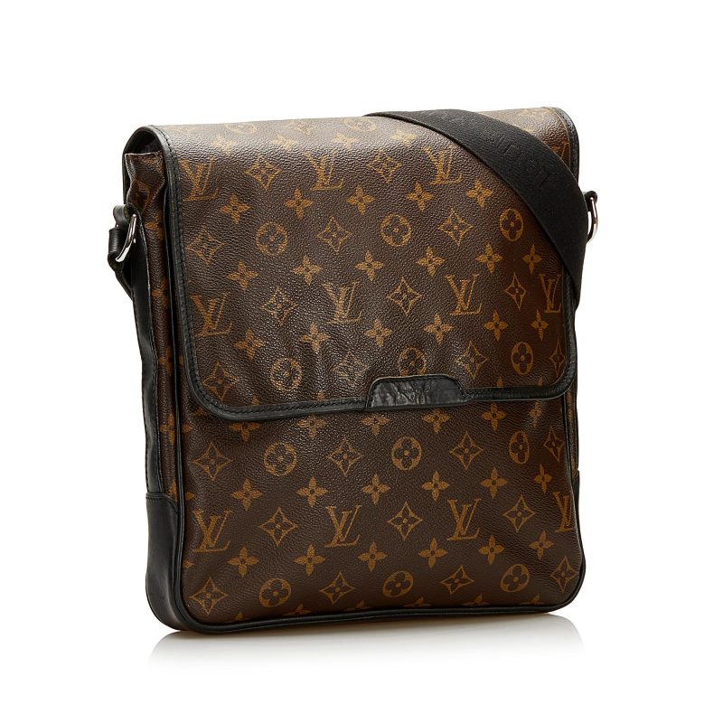 Louis Vuitton Monogram Macassar Bass MM (SHG-36020)