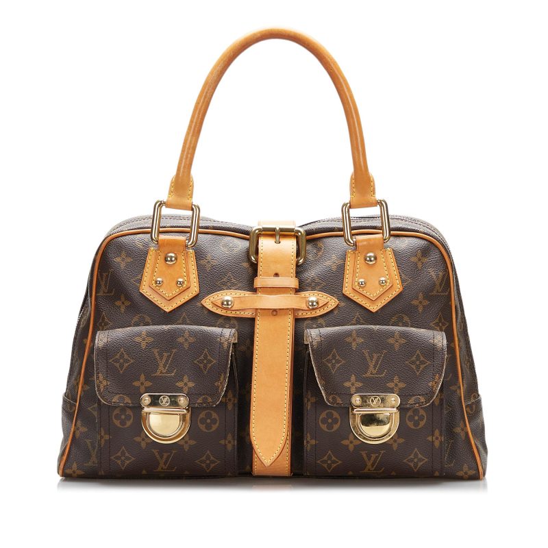 Louis Vuitton Monogram Manhattan GM (SHG-oF2L1I) - Image 12