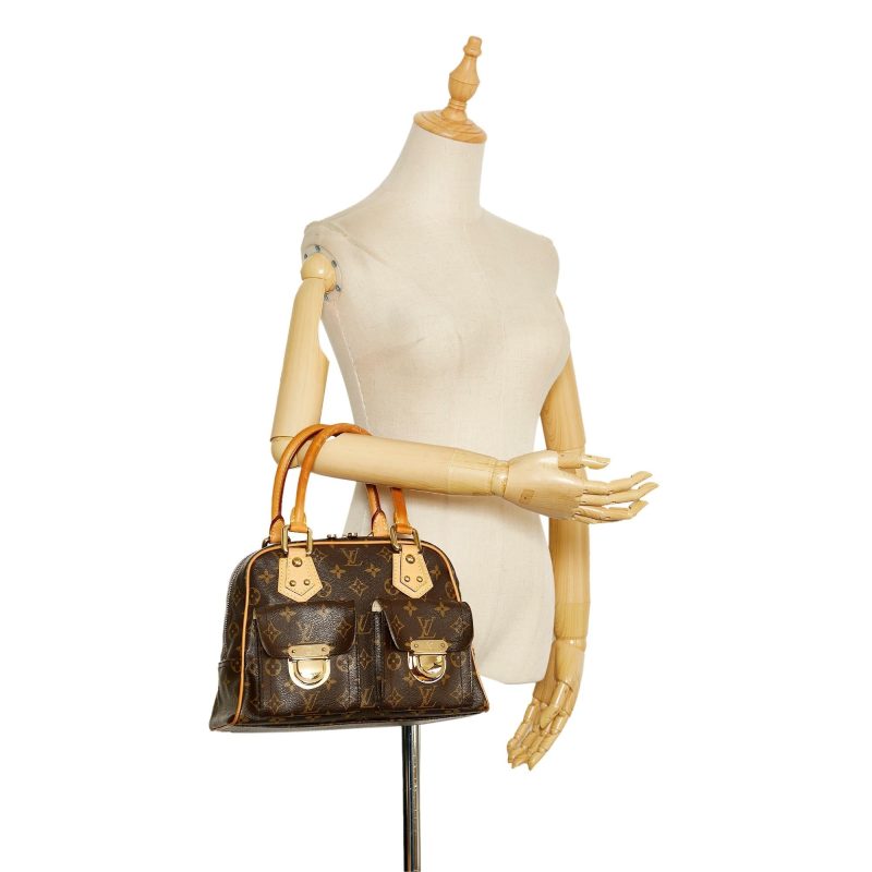 Louis Vuitton Monogram Manhattan PM (SHG-cpnUcz) - Image 4