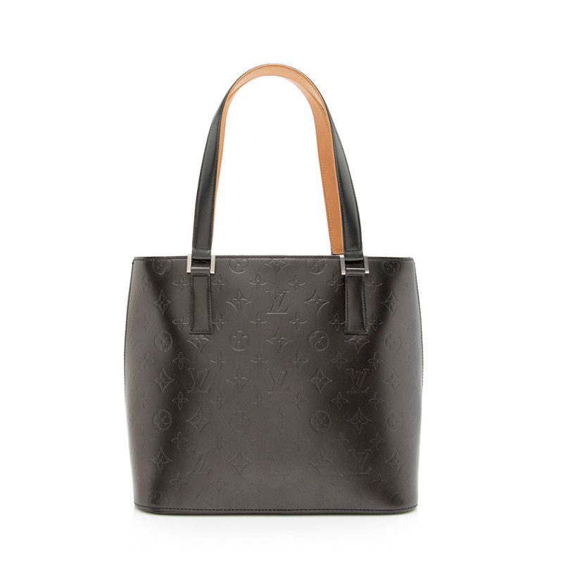 Louis Vuitton Monogram Mat Stockton Tote (SHF-17777) - Image 2