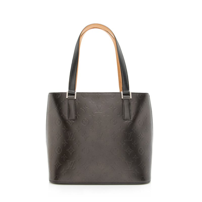 Louis Vuitton Monogram Mat Stockton Tote (SHF-17777) - Image 15