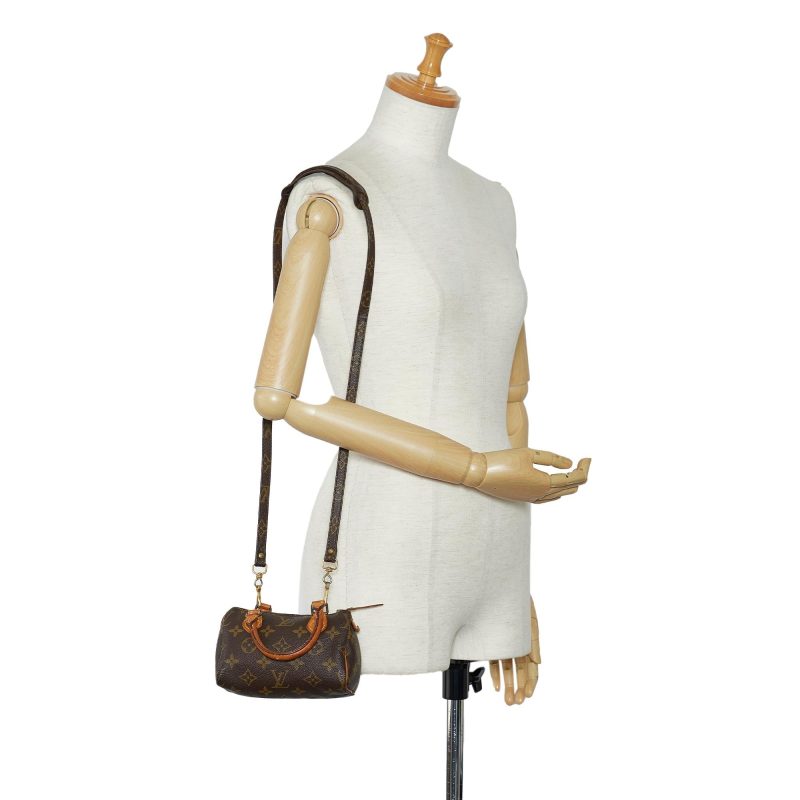 Louis Vuitton Monogram Mini HL Speedy (SHG-u9AcQi) - Image 11