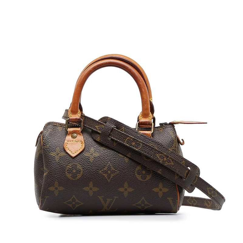 Louis Vuitton Monogram Mini HL Speedy (SHG-u9AcQi) - Image 12